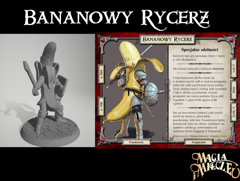 Figurka - Bananowy Rycerz
