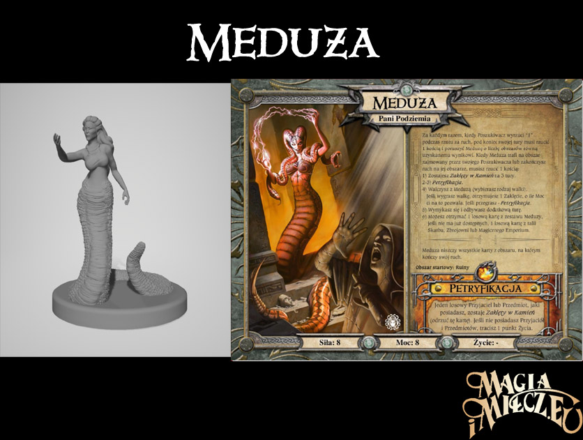Figurka - Meduza