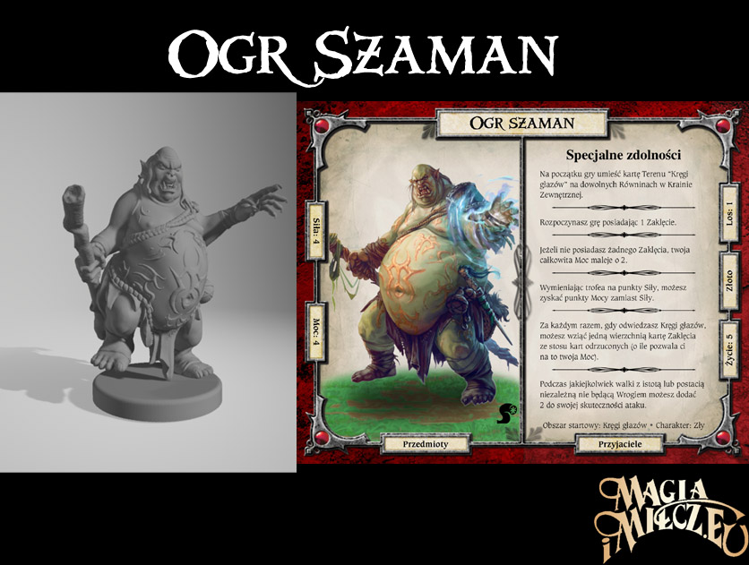 Figurka - Ogr Szaman